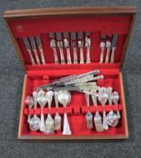 A 20th century canteen of plated cutlery