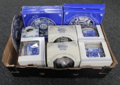 Boxed and unboxed Ringtons china including exclusive collector's plates, Ringtons Cathedral jug,