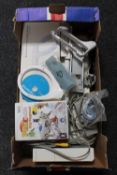 A box of Nintendo Wii console,