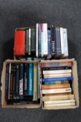 Three boxes of books - Geology and fossils