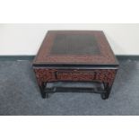 A square Chinese style coffee table