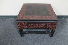 A square Chinese style coffee table