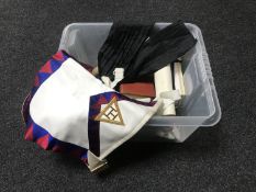 A collection of Masonic regalia