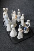 A tray of Spanish figures