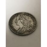 A George II six pence dated 1758