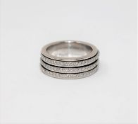 An 18ct white gold full eternity ring by Piaget,