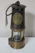 An Eccles Protector Type SL miner's lamp