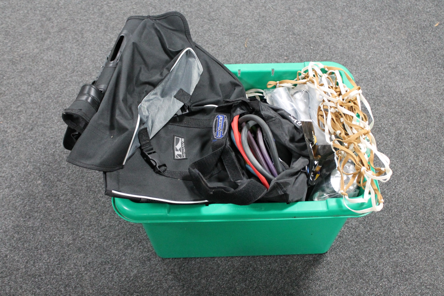 A box of hammocks, Bodylastics,