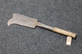 A vintage billhook