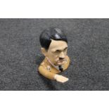 A novelty cast iron Hitler nutcracker