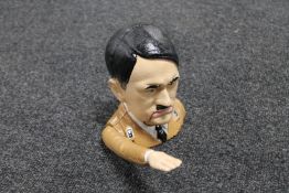 A novelty cast iron Hitler nutcracker