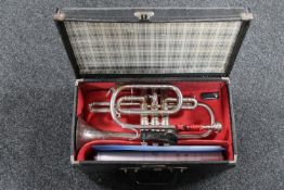 A cased Lafleur cornet