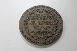 A commemorative medallion - Inland Waterways Association