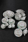 Approximately seventy-four pieces of Minton Haddon Hall dinner china