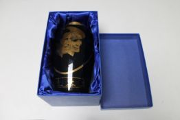 A boxed Bohemian Windsor crystal vase to commemorative the marriage of Prince Charles & Lady Diana
