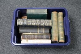 A box of antiquarian volumes; Marvels of the Universe volumes I and II,
