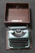 A cased Imperial Good Companion 4 typewriter