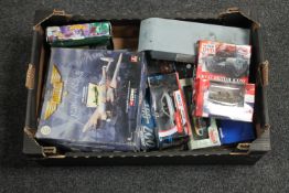 A box of boxed die cast vehicles, Corgi Classics,