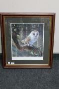 A limited edition print of a Barn Owl after Dorothea Buxton-Hyde,