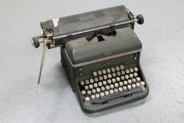 A vintage Norden typewriter