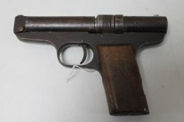 A vintage German Hubertus air pistol