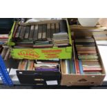 Four boxes containing a large quantity of antiquarian and later books, History, Geometry,