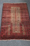 A Baluchi rug,