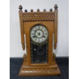 An American eight day striking mantel clock by The Newhaven Clock Company