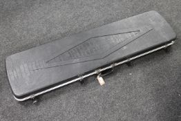 A Gun Guard hard shell gun case with keys