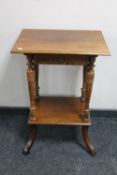 An oak Arts & Crafts occasional table