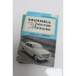 Five vintage car manuals including Vauxhall, Morris,