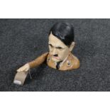 A cast iron novelty nutcracker - Hitler