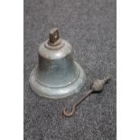 A bronze ship's bell