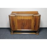 An oak Art Deco sideboard