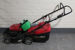 A Mountfield FY150 self drive petrol lawn mower