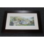 A framed signed limited edition print "Still morning,