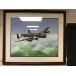 Henderson, Lancaster Bomber, oil on canvas, signed and dated '03,