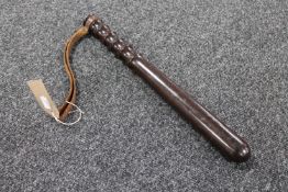 A policeman's truncheon