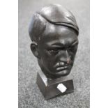 A cast iron bust - Hitler