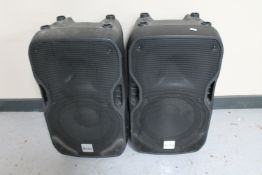 A pair of Alto Professional TS 112 True Sonic PA speakers