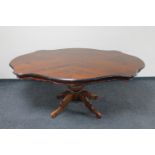 ** Withdrawn ** An Italian style pedestal dining table