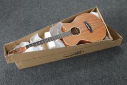 A Tanglewood Union Series electro-acoustic guitar in box