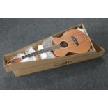 A Tanglewood Union Series electro-acoustic guitar in box