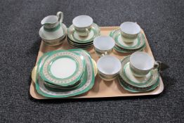A tray of twenty piece Meito china tea service
