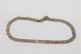 A 9ct gold bracelet CONDITION REPORT: 3.