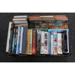 A box of hardback books - vintage Enid Blyton, Dr Who,
