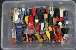 A box of play-worn die cast vehicles including Day's Gone By,