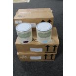 Twenty-eight 1 litre tins of Everlong paint,