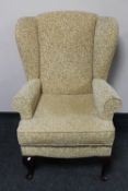 A Sherbourne wingback armchair