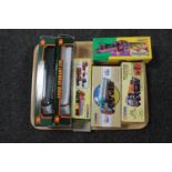 A tray of two boxed Corgi Eddie Stobart lorries, Corgi Classic showman range,